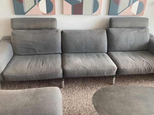 Leolux bank 3,5/2 zits met hocker