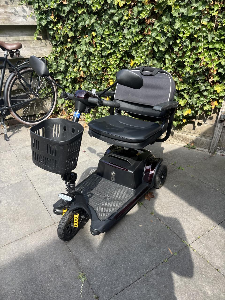 Excel Xena 4 Scootmobiel  opvouwbaar in 4 delen voor in de auto