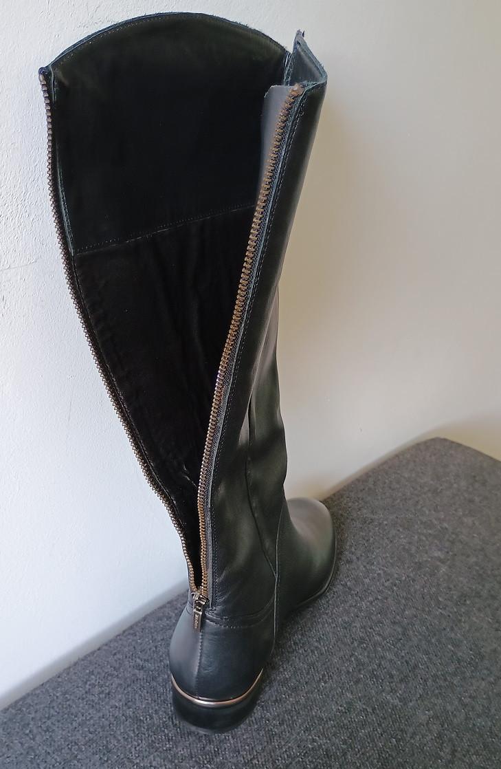 Ongedragen ZWARTE leren GEOX laarzen - maat 39