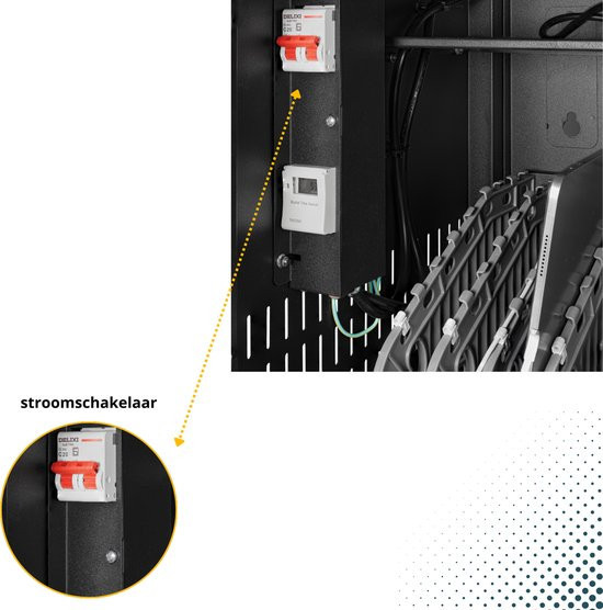 Laptop of Tablet Laadkast BRV12v2T met timer