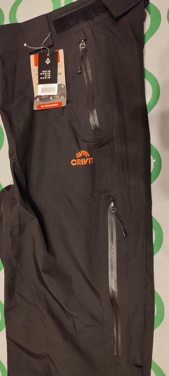 Heren hardshell skibroek (regenbroek) Touring, RECCO® - maat 56 - Nieuw