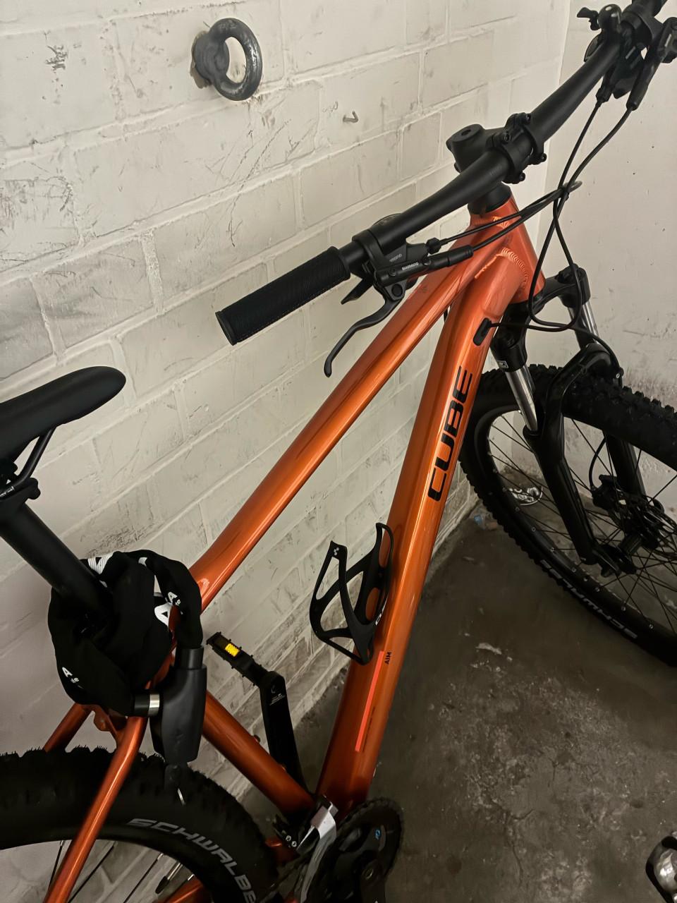 Cube Fiets bijna nieuwe Oranje
