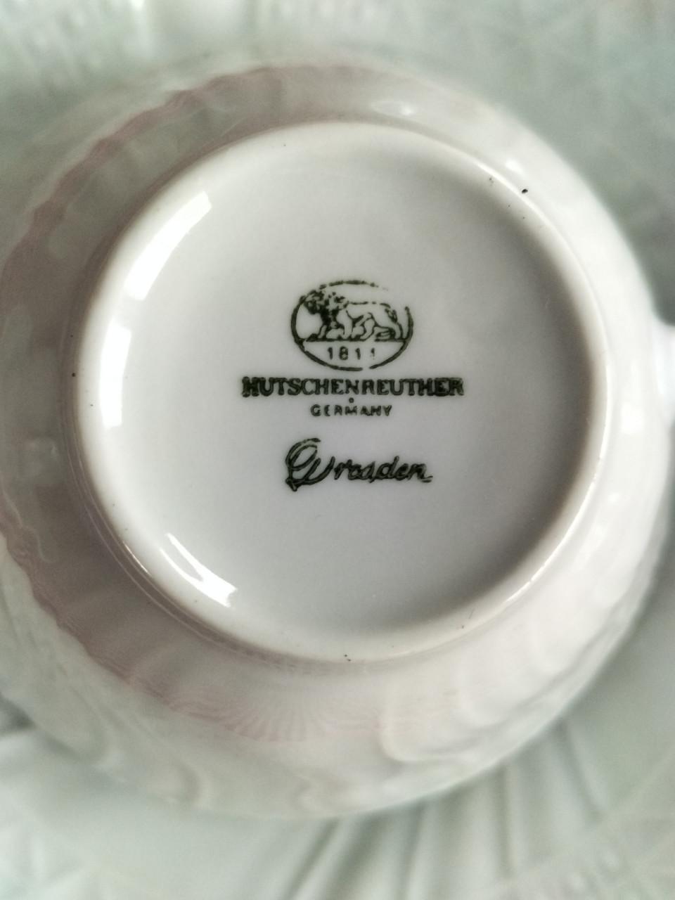 6x porselein kop & schotel