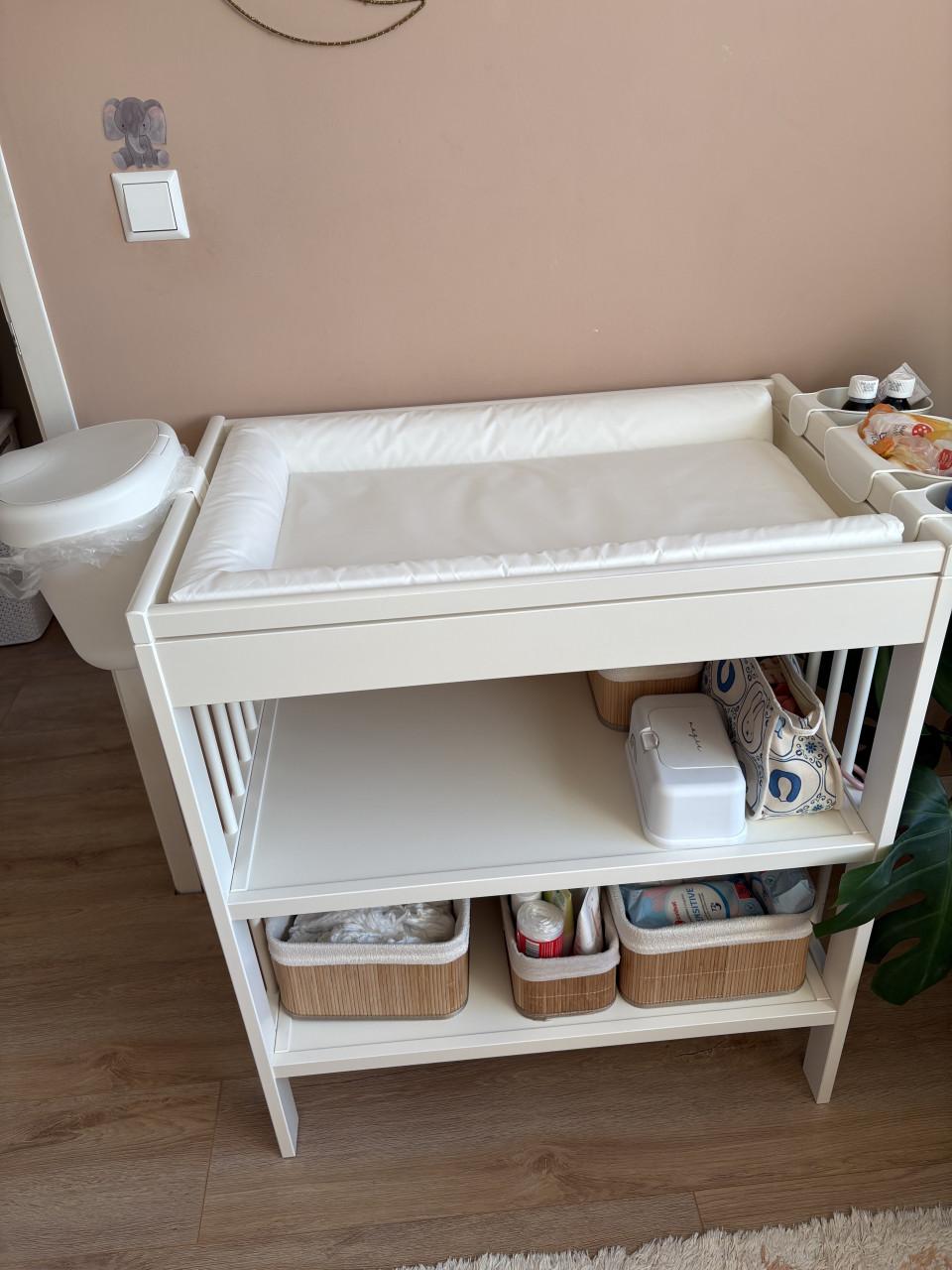 Ikea Commode Gulliver Wit met toebehoren