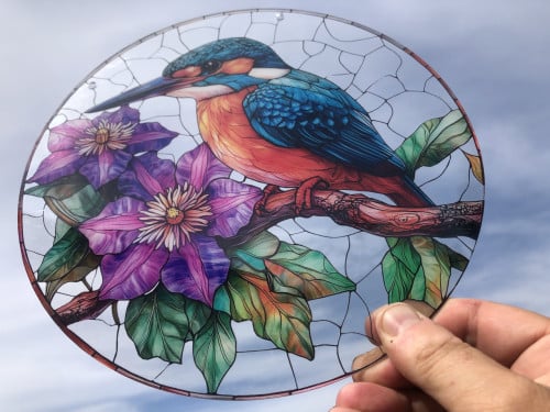Raamhanger ijsvogel ( extra groot model )