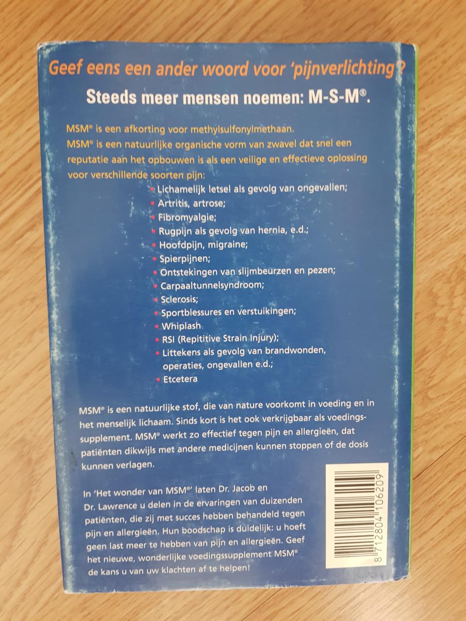 Het wonder van MSM - S.W. Jacob