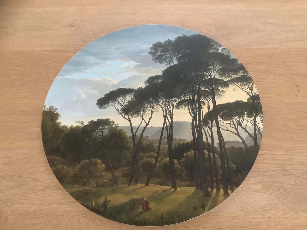Wanddecoratie Muurcirkel Italiaans Landschap