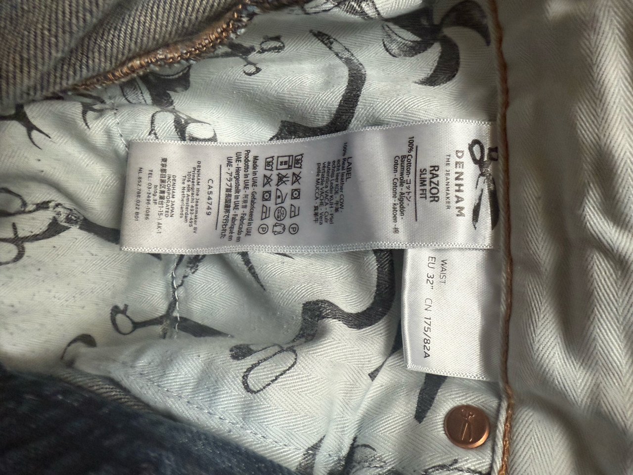 Denham Jeans waist 32” 5 stuks