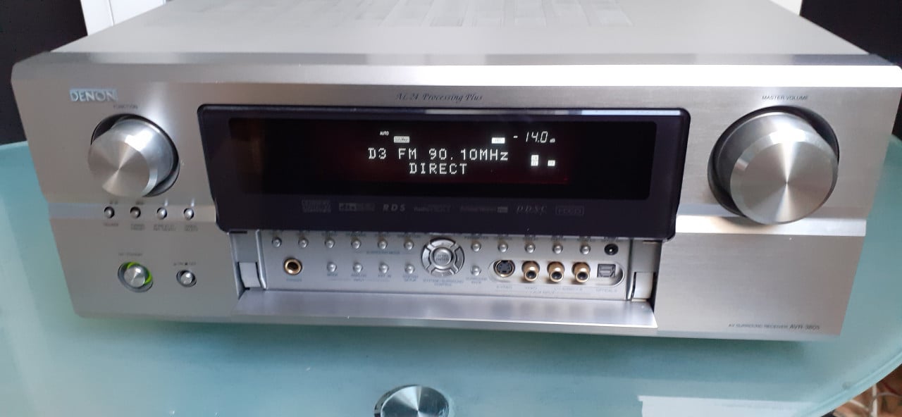 Denon avr-3805 reciever met afstandbediening nieuwstaat