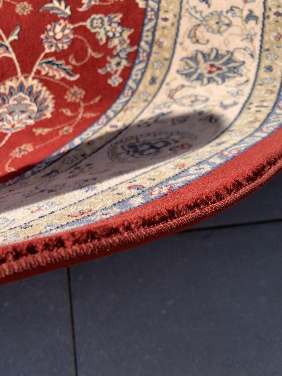 ❣️Schitterend Sfeervol Rond Vintage Vloerkleed in Nieuwstaat❣️