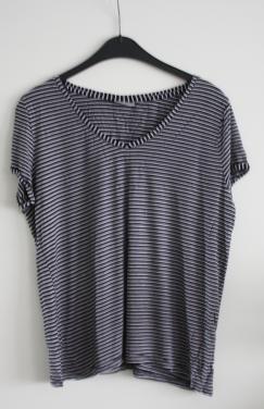 Zwart wit shirt maat m