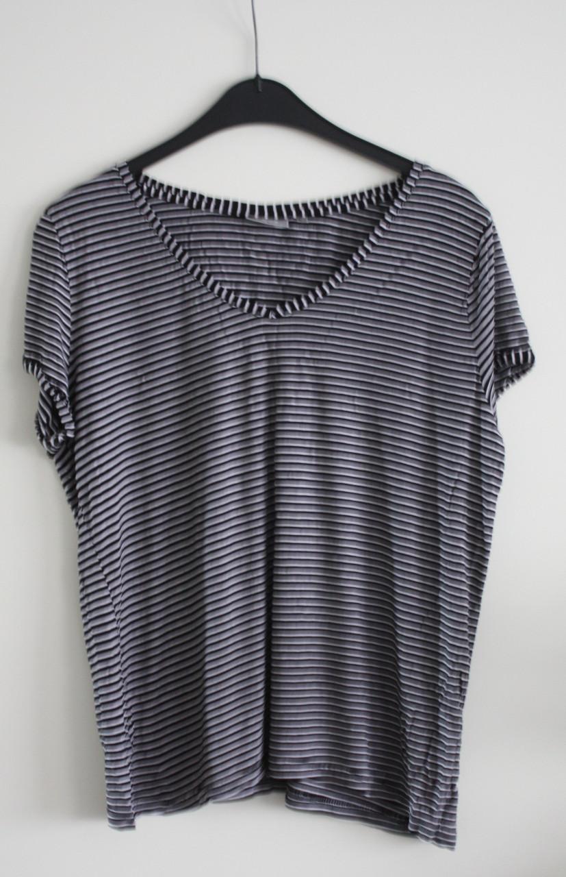 Zwart wit shirt maat m