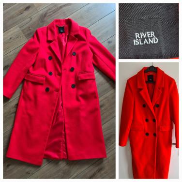 Opvallende rode jas van River Island Maat L