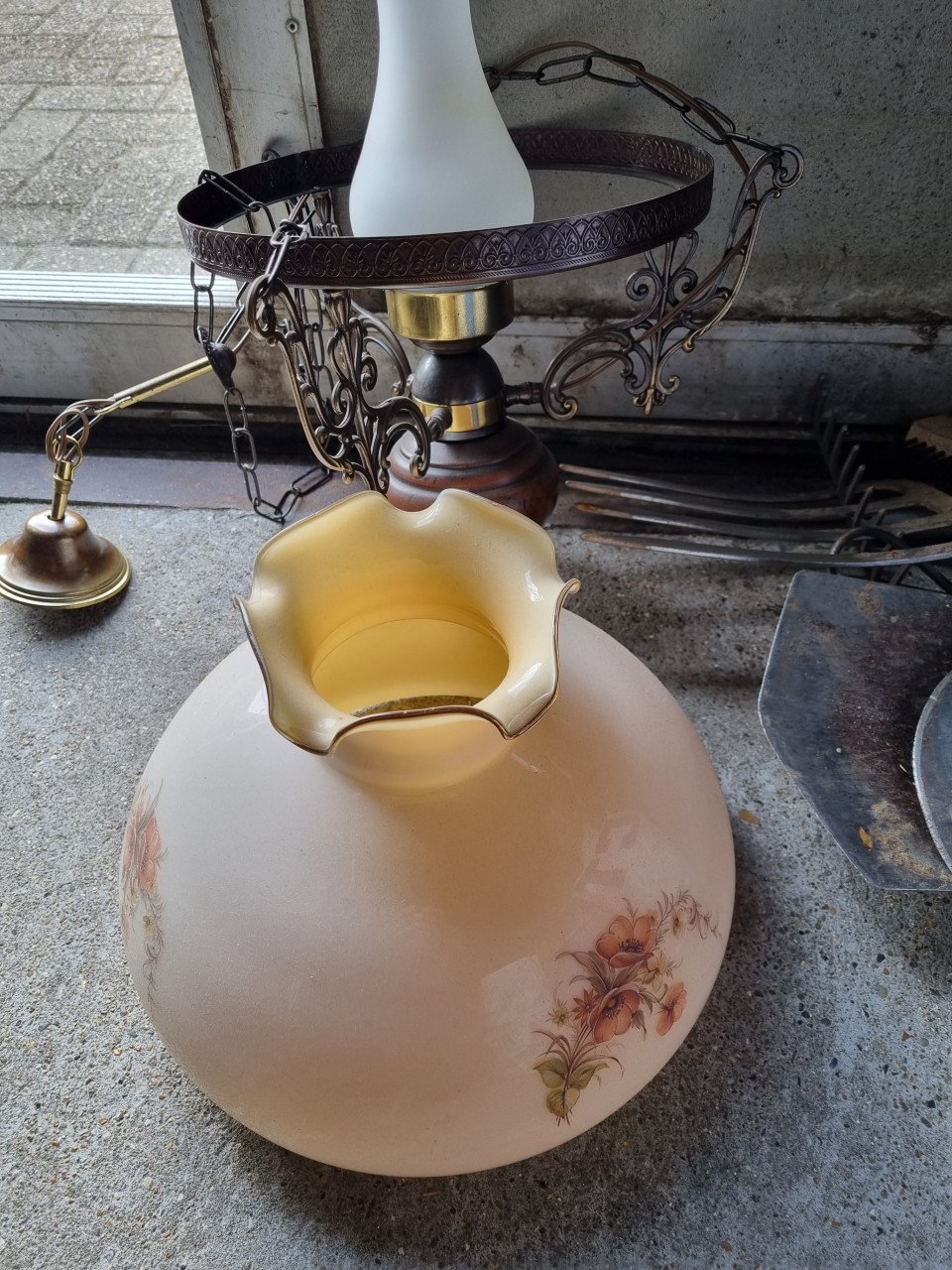 Mooie (boeren)plafondlamp