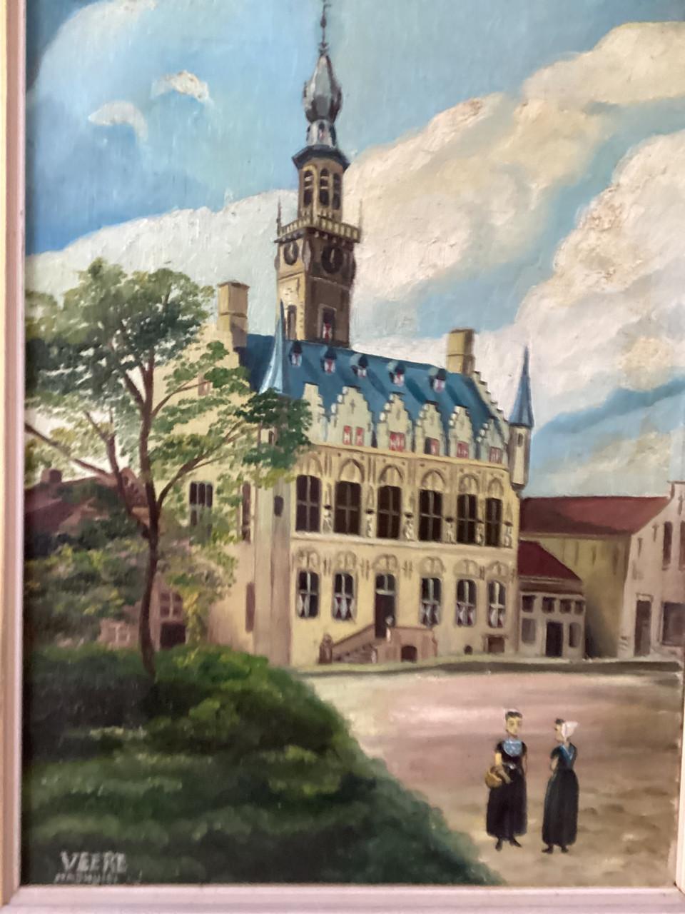 Schilderij .  Veere.