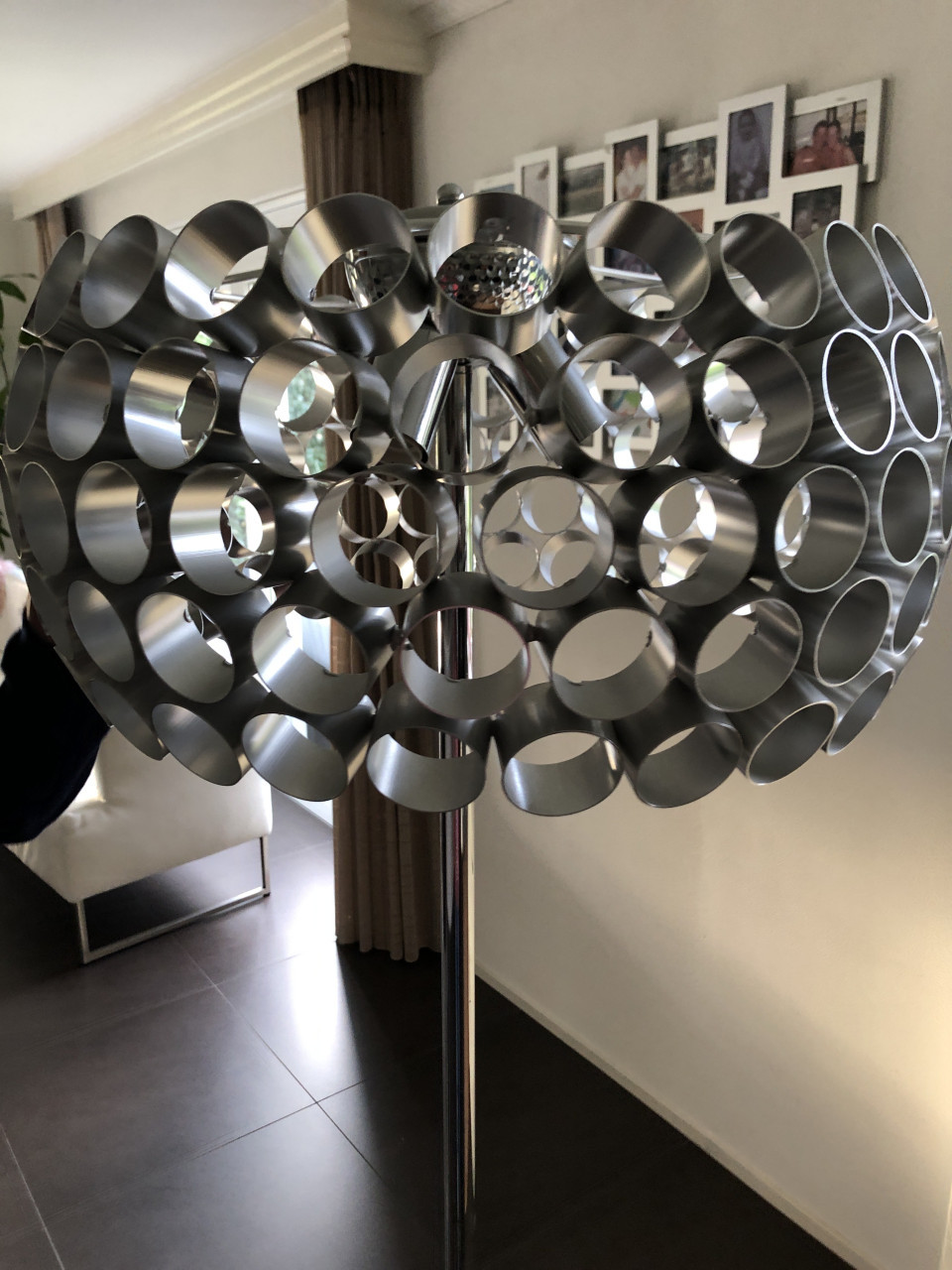 Verchroomde Vloerlamp fabrikant Willemse