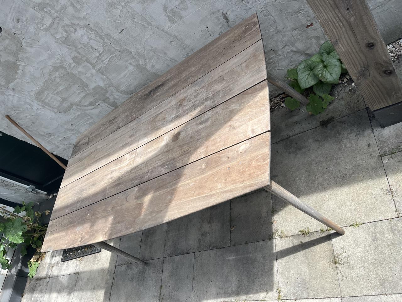 Teak houten tuintafel