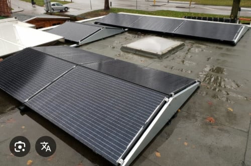 Gratis zonnepanelen onderstel voor plat dak