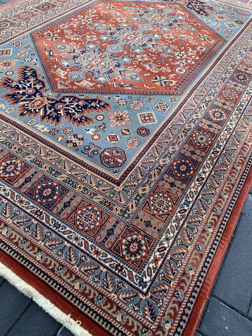 ✨Prachtig Sfeervol Handgeknoopt Vintage Vloerkleed✨
