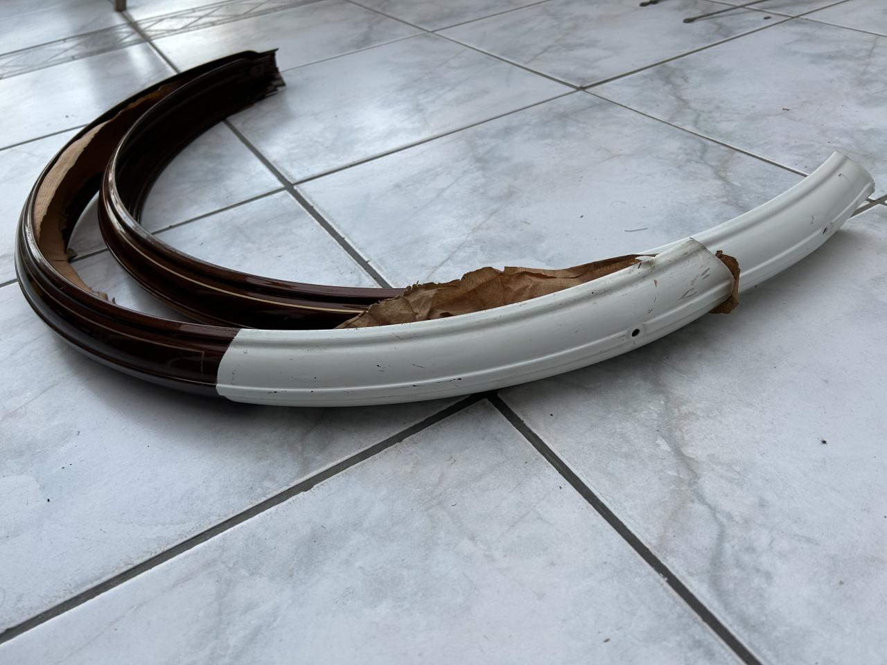 2 Retro spatborden voor fiets