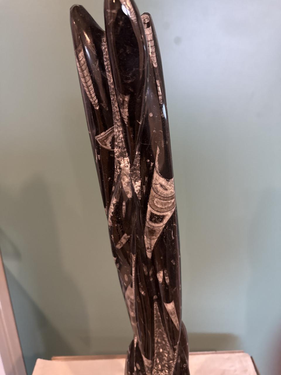 Orthoceras sculptuur