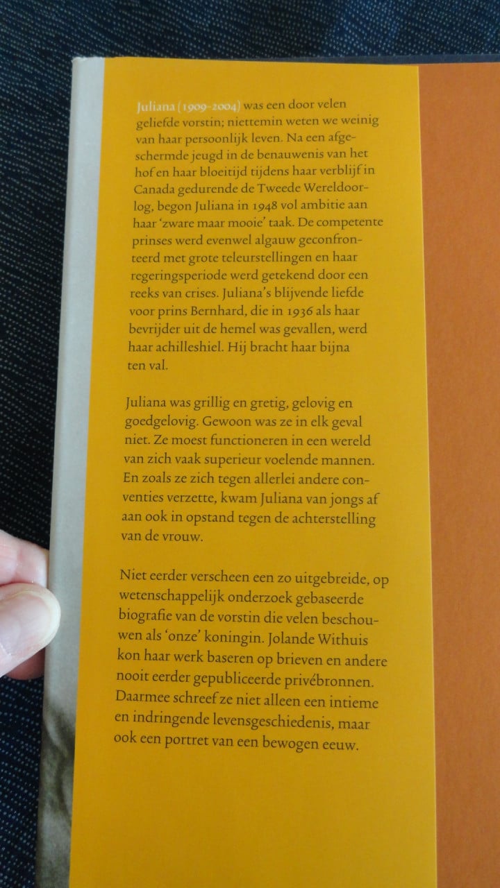 Juliana. Vorstin in een mannenwereld.-BOEK IS NIEUW-NOG NOOIT GELEZEN/HARDC