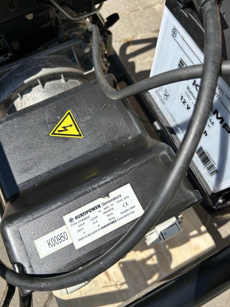 Aggregaat Yanmar Europower EP4000DE diesel 3.6 kW