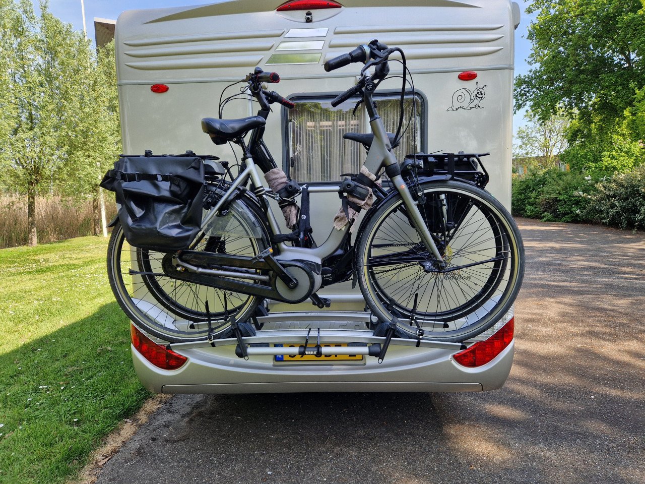 Fietsenrek voor camper