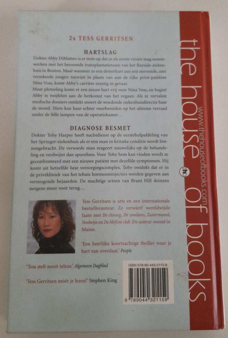 Tess Gerritsen - Hartslag / Diagnose besmet.