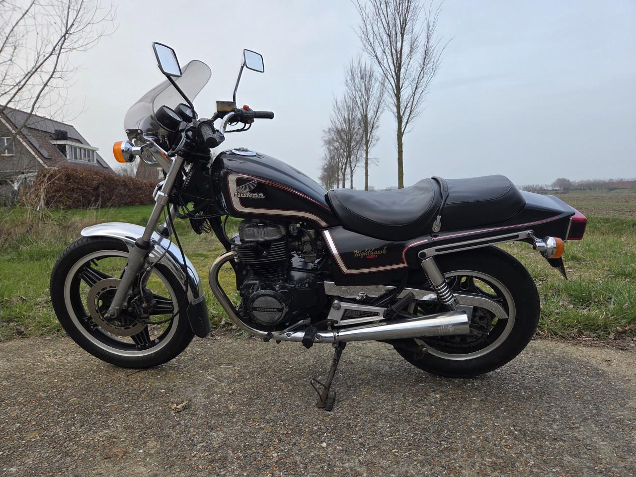 Honda CB450 Nighthawk (A2 Geschikt) 32Kw inruil mogelijk!