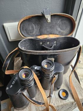 Vintage Russische Verrekijker BPC5 12x40 met Leren Tas