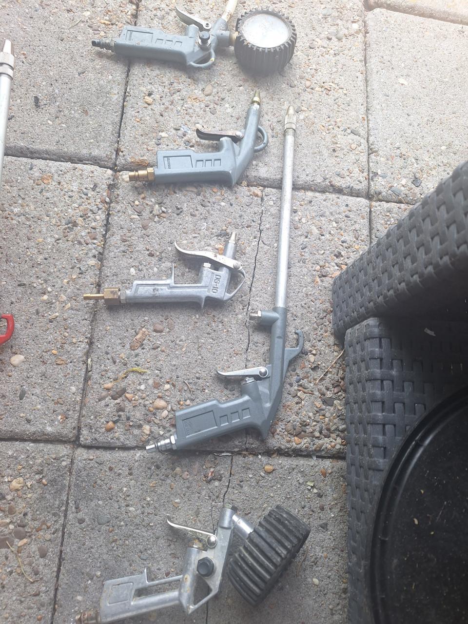 Pneumatisch spijker pistool, lak en saus spuit, luchtspuit, oliespuit