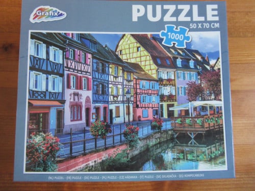 Leuke volledige puzzel van 1000 stukjes, zo goed als nieuw