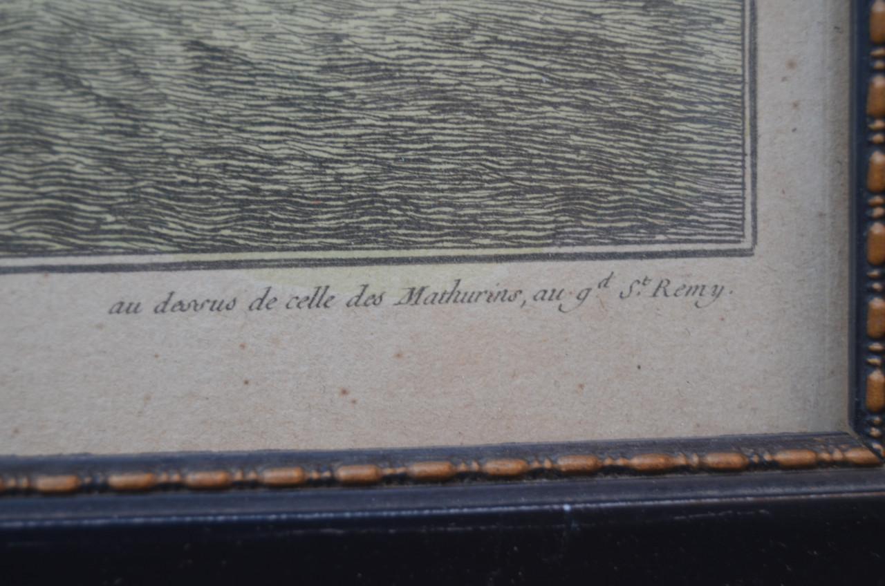 Parijse opticaprent Engels tafereeltje ca 1780