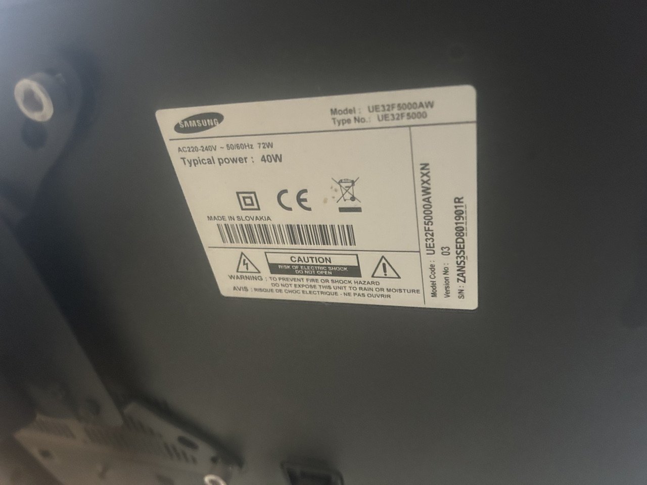 Samsung tv
