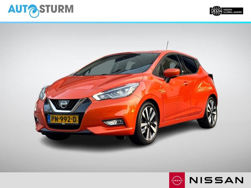 Nissan Micra 0.9 ig-t tekna nl-auto, luxe uitvoering!