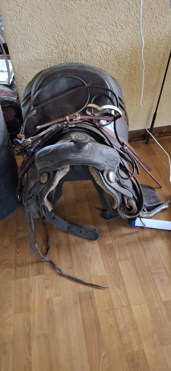 Classic Reiner western zadel met toebehoren z.g.a.n