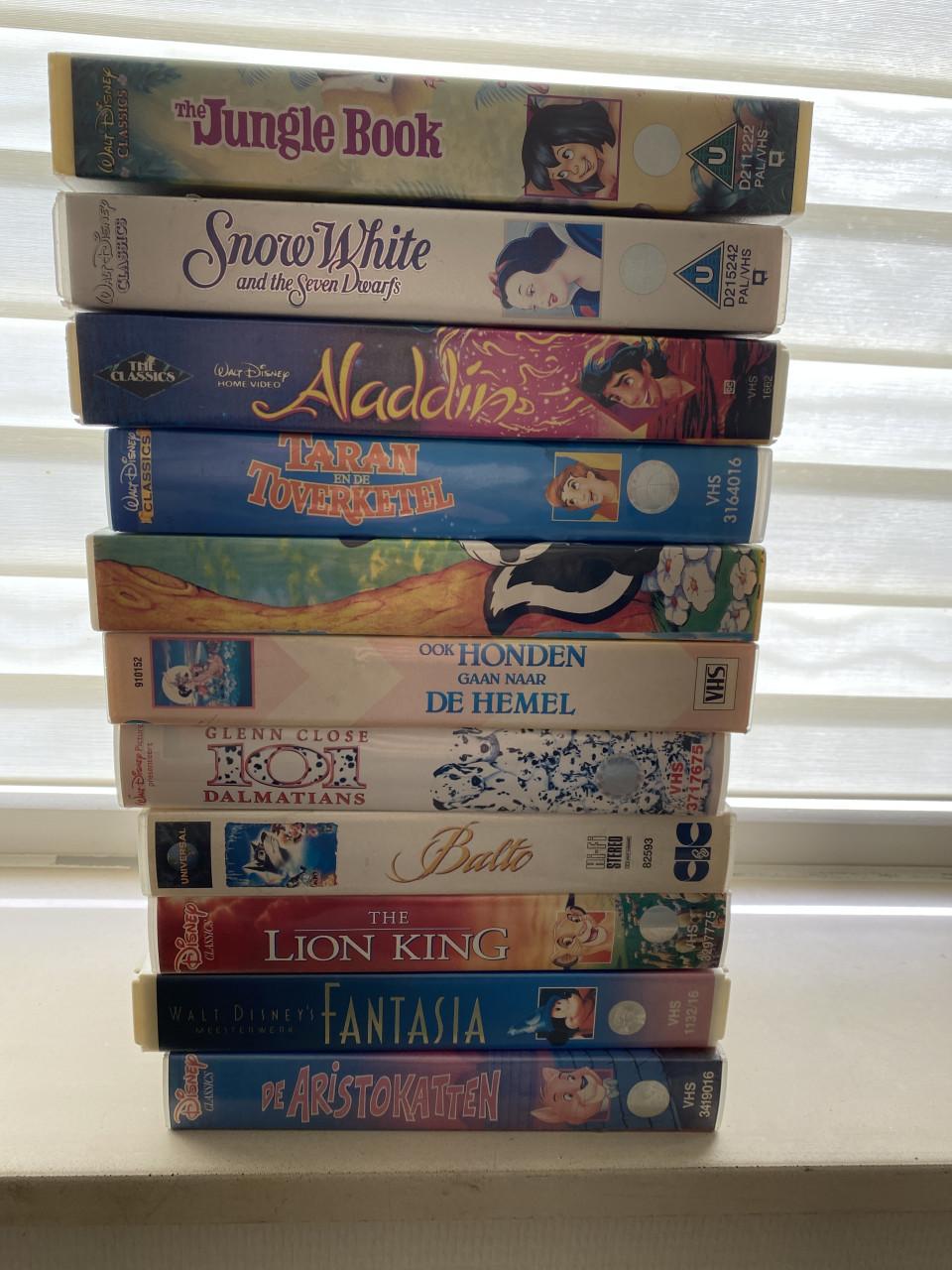Disney videobanden in 1 koop