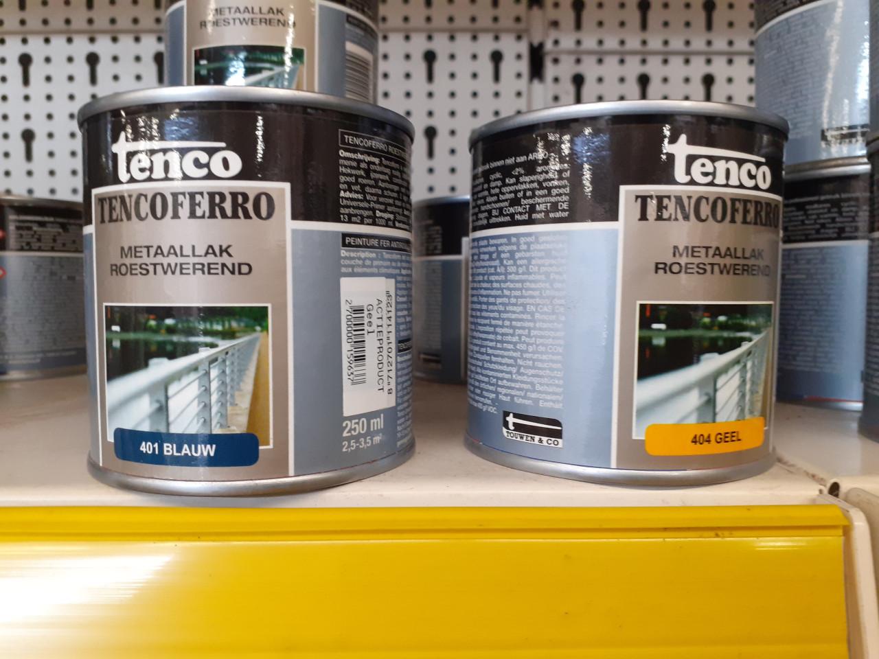 Tenco ferro metaallak 0,25 l 1 euro per stuk