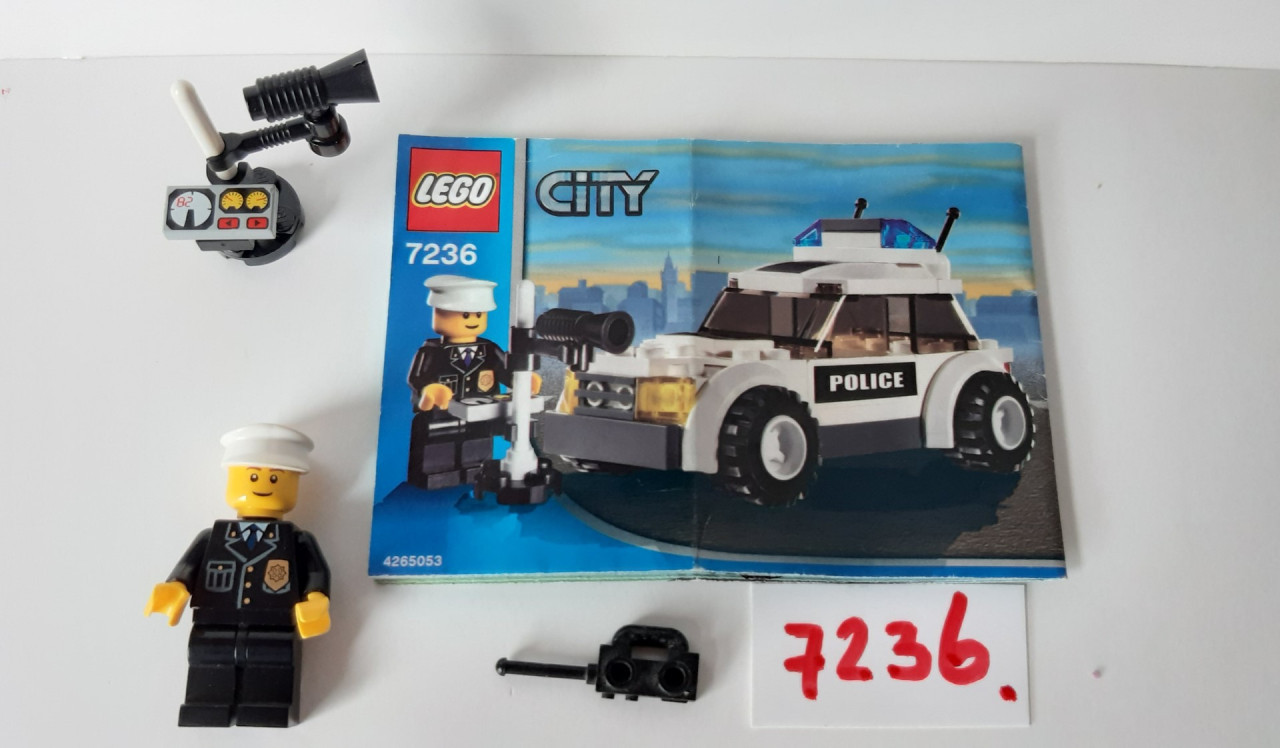 Lego City 7236: politie met radarcontrole.