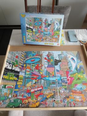 Thats life puzzel 1000 stukjes. is compleet en 1x gelegd