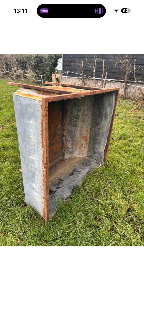 Metalen voerbak
