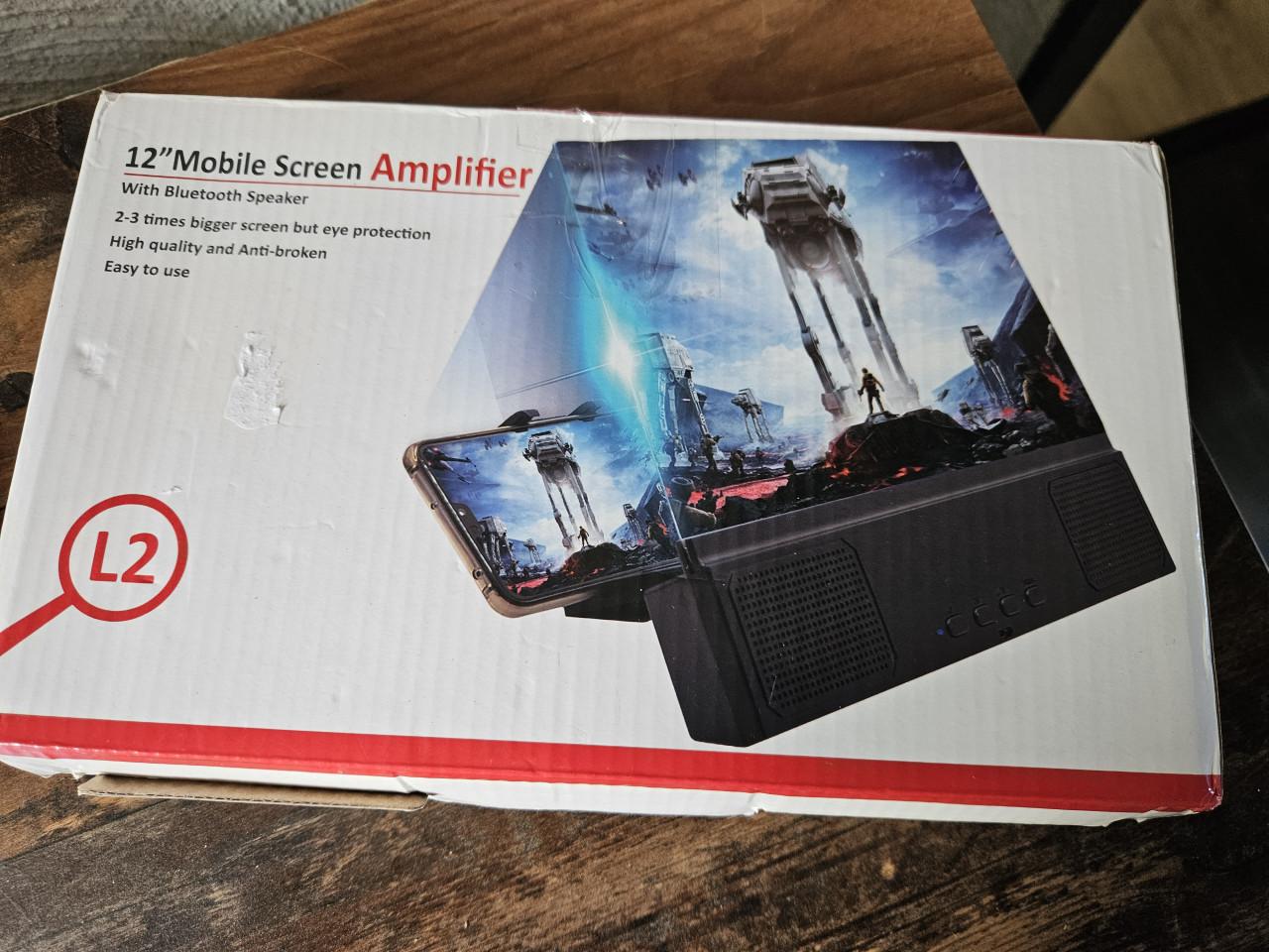 Nieuwe Mobiele telefoon Schermversterker met Bluetooth