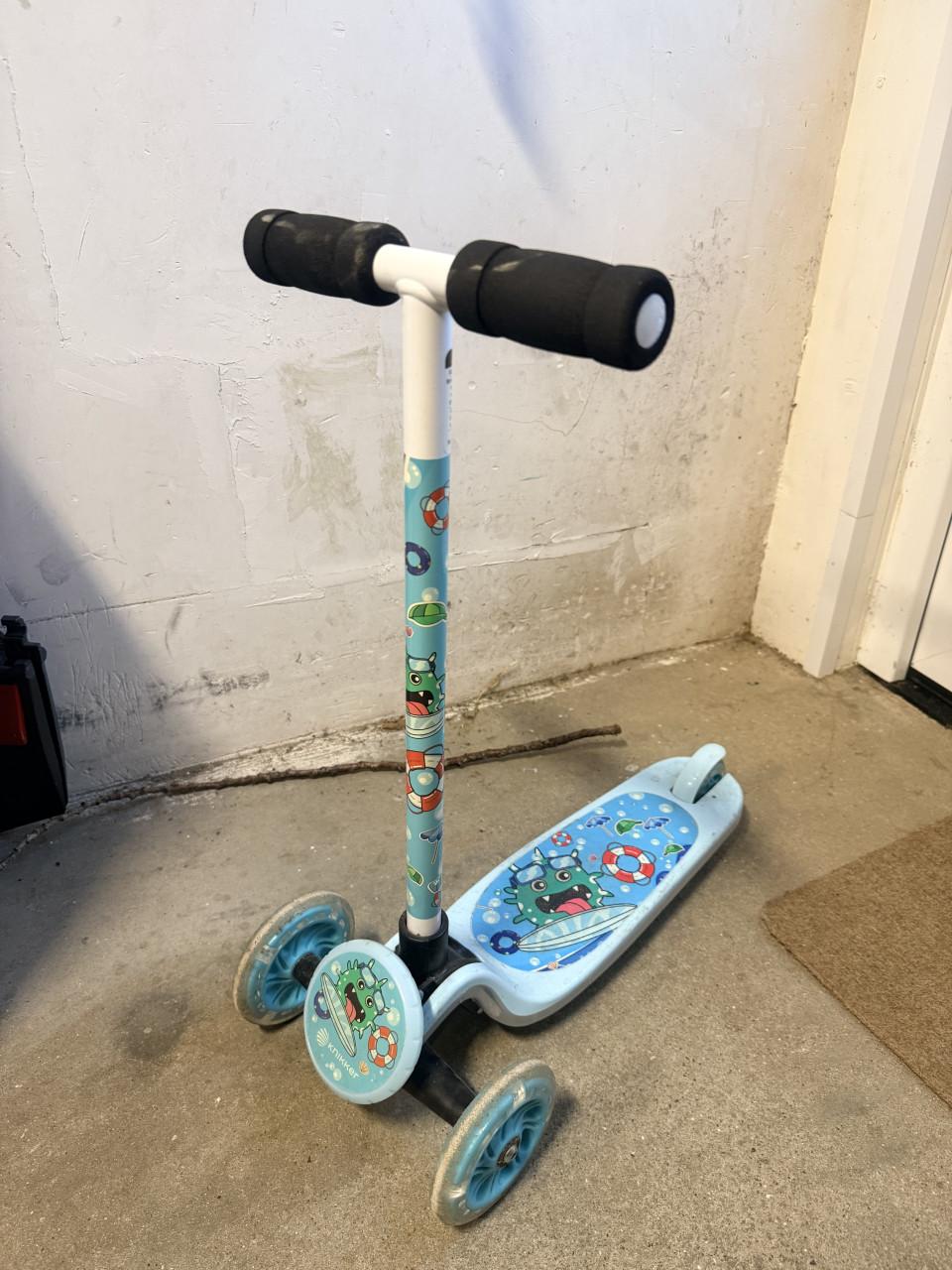 Kinderstep 3 wiel met led wielen