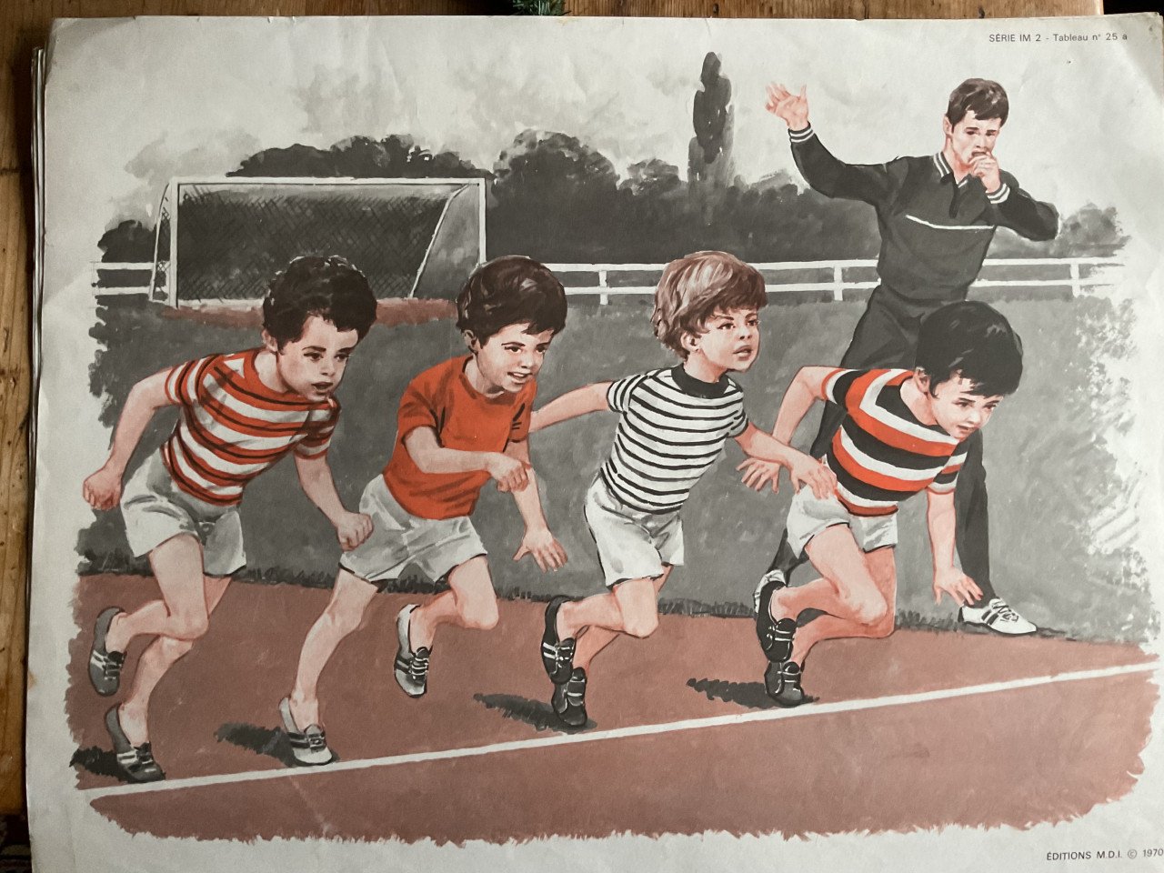 Vintage schoolplaten Frankrijk