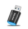 USB - WiFi 6 - Tot 900 Mbps met 2.4 & 5 GHz - Dual band - Realtek chip - Zw
