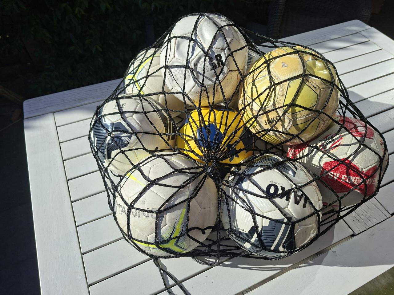 Set Voetballen met ballennet