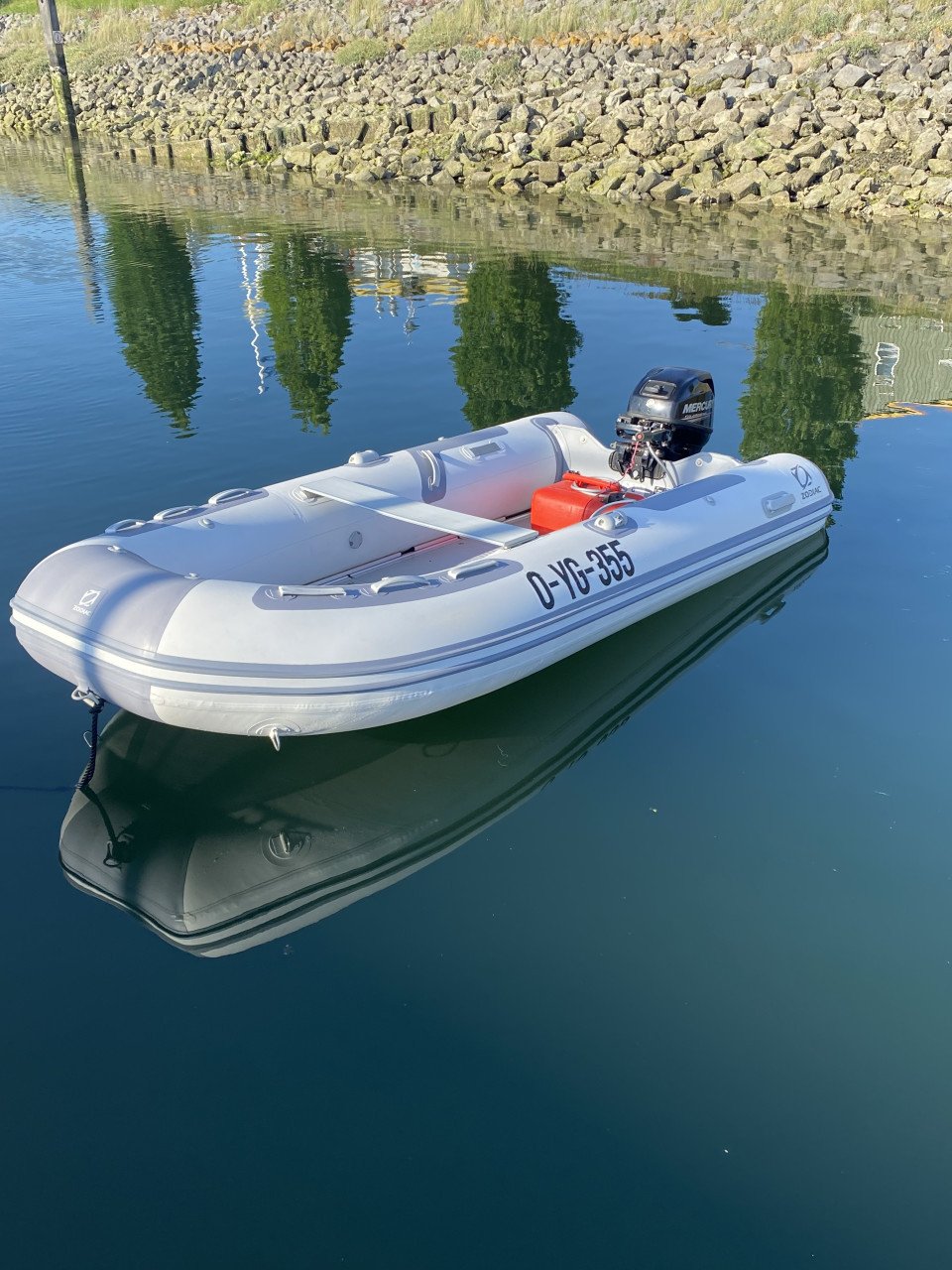 Zodiac cadet alu (2022) + Mercury 15pk 4 takt