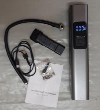 Fietspomp-stofzuiger