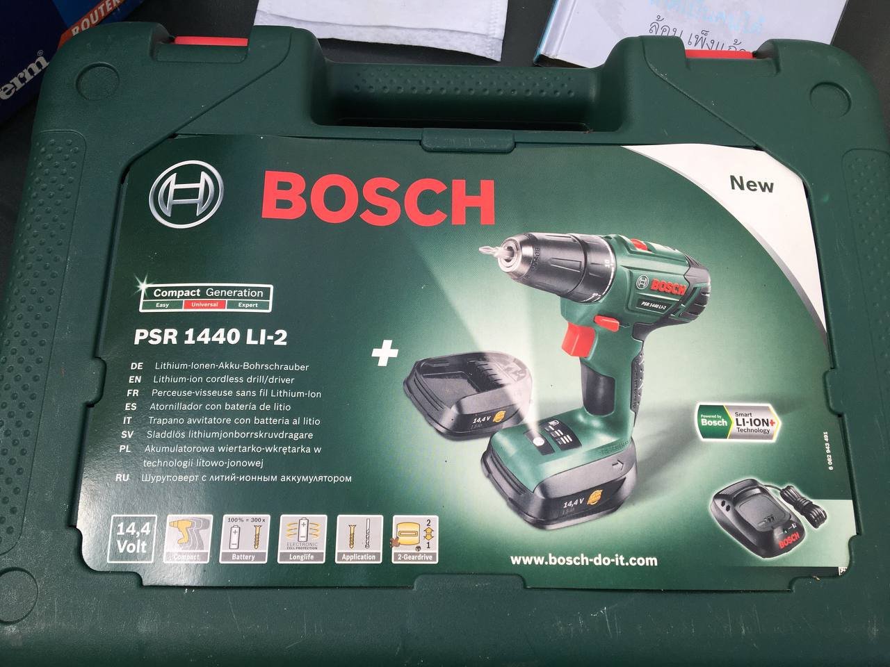 Bosh Draadloze boormachine | PSR 1440 LI-2